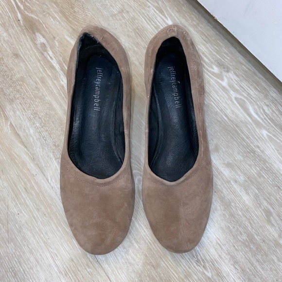 Jeffrey Campbell Bitsie Taupe Suede - Picture 7 of 12